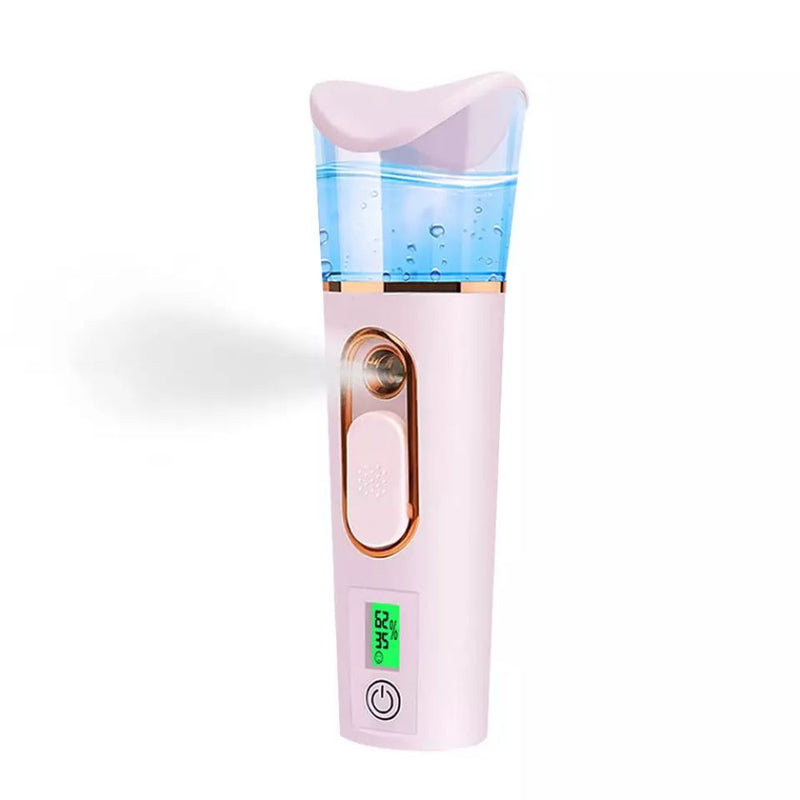 Portable Facial Mist Sprayer with Skin Analyzer - USB Charging