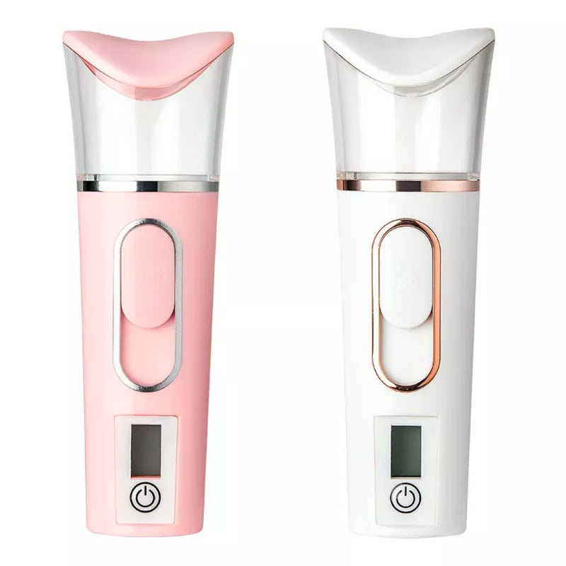 Portable Facial Mist Sprayer with Skin Analyzer - USB Charging