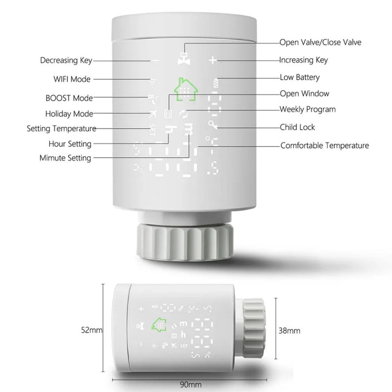 APP Controlled Smart Radiator Thermostat
