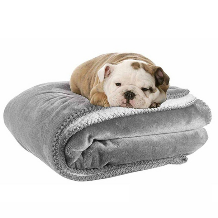 Pet Bed and Protective Blanket Cover