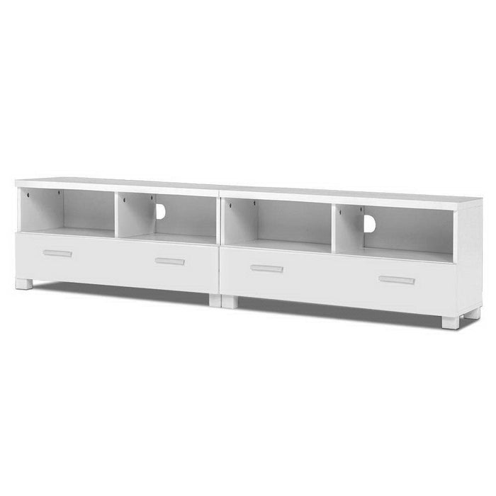 Bostin Life Tv Stand Entertainment Unit With Drawers - White Dropshipzone