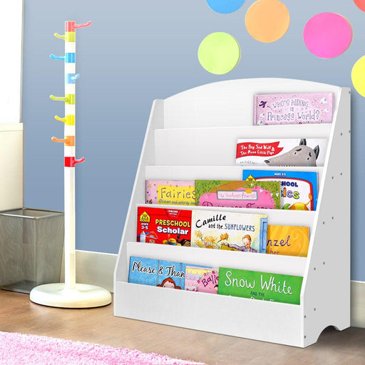 Bostin Life Keezi 5 Tiers Kids Bookshelf Magazine Rack Shelf Organiser Bookcase Display Dropshipzone