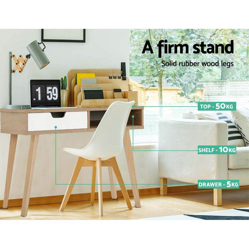 Bostin Life 2 Drawer Wood Computer Desk Dropshipzone