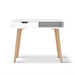 Bostin Life Wood Computer Desk With Drawers - White Dropshipzone
