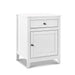 Bostin Life Bedside Tables Big Storage Drawers Cabinet Nightstand Lamp Chest White Dropshipzone