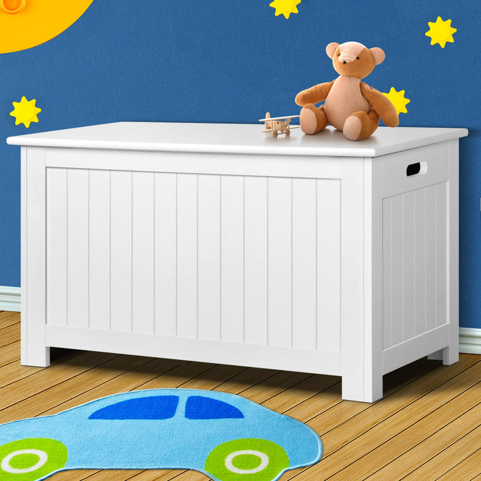 Bostin Life Kids Toy Box Storage Chest Cabinet Children Organiser White Container Baby & > Furniture