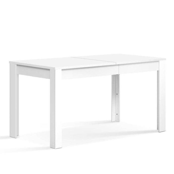 Bostin Life Artiss Dining Table 4 Seater Wooden Kitchen Tables White 120Cm Cafe Restaurant