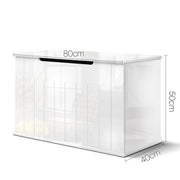 Bostin Life Artiss Baby Toy Box Nursery Wood Storage Chest Organizer - White Dropshipzone