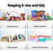 Bostin Life Artiss Baby Toy Box Nursery Wood Storage Chest Organizer - White Dropshipzone