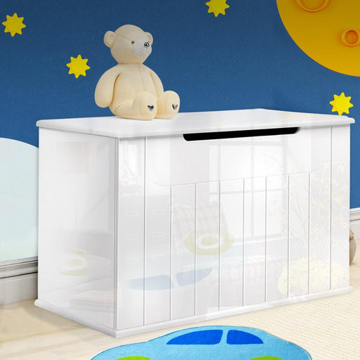 Bostin Life Artiss Baby Toy Box Nursery Wood Storage Chest Organizer - White Dropshipzone