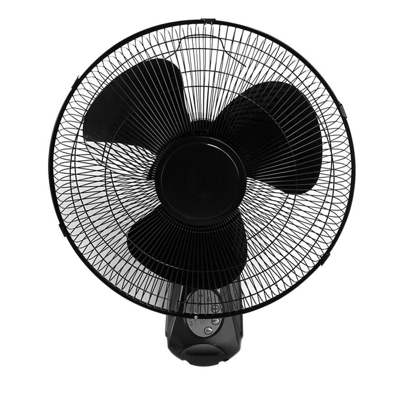 Bostin Life 40Cm Wall Mounted Fan With Remote Control - Black Appliances > Fans