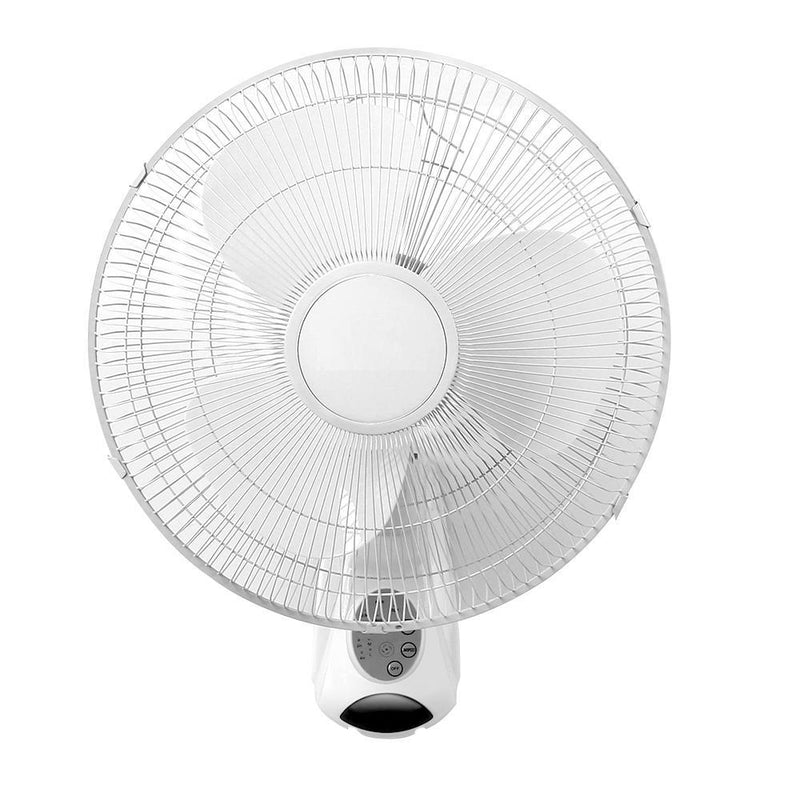 Bostin Life 40Cm Wall Mounted Fan With Remote Control - White Dropshipzone