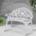 Gardeon Victorian Garden Bench White Furniture > Outdoor