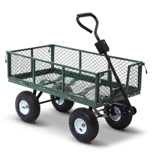 Bostin Life Mesh Garden Steel Cart - Green Home & > Tools