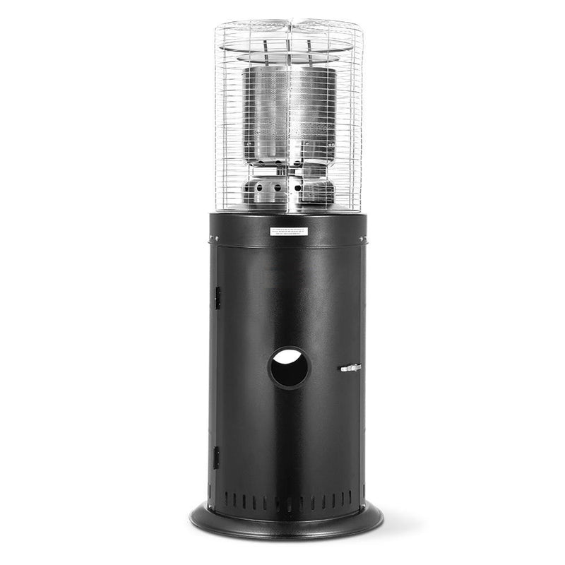 Outdoor Steel LPG Gas Patio Heater Black