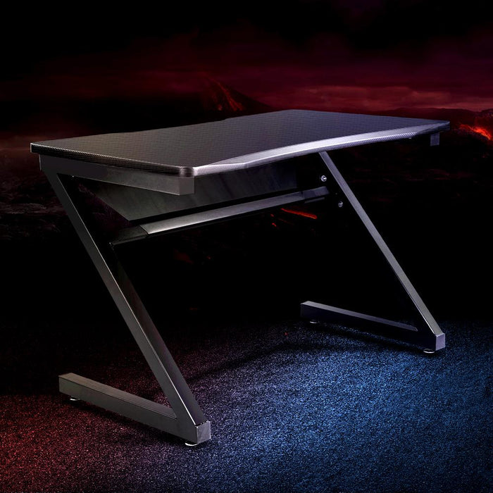 Bostin Life Gaming Desk Carbon Fiber Style Study Office Computer Laptop Racer Table Dropshipzone