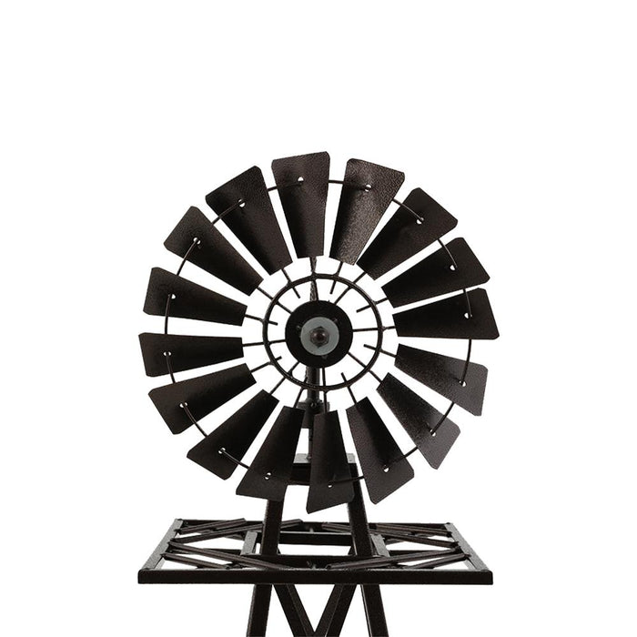 Bostin Life Windmill 120Cm Metal Ornaments Outdoor Decor Ornamental Wind Mill Home & Garden >