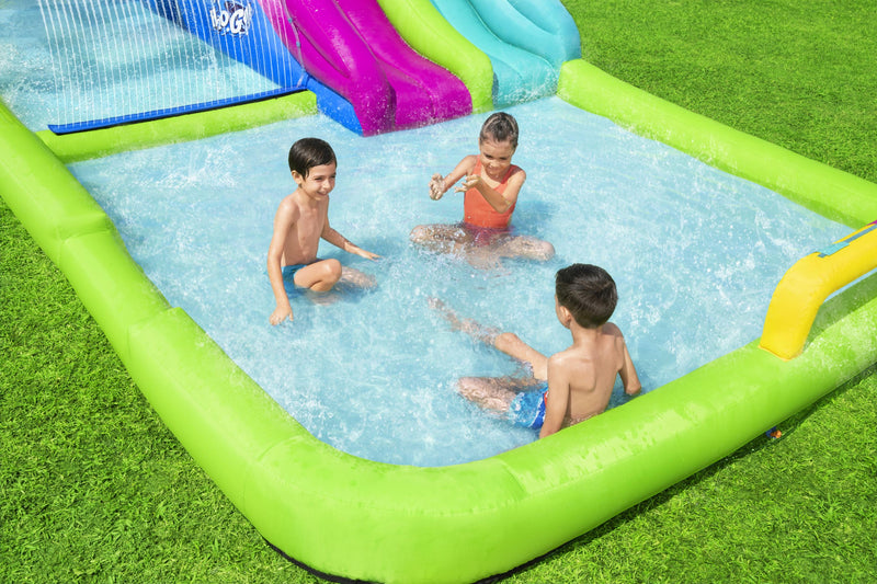 Inflatable Kids Castle Playground H2OGO Water Splash Course Pool
