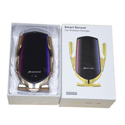Bostin Life Infrared Sensor Wireless Car Charger For Qi Devices And Phone Holder Air Vent Clip Type
