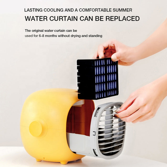 Portable Personal Cooling Fan Air Conditioner with 200ml Tank Capacity