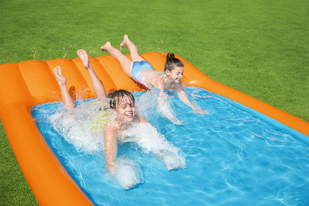 Above Ground Water Slide Splash Inflatable Kids Pool