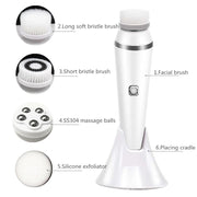 Bostin Life 4 In 1 Electric Face Deep Cleansing Brush Spin Pore Cleaner Wash Machine Makeup Remove