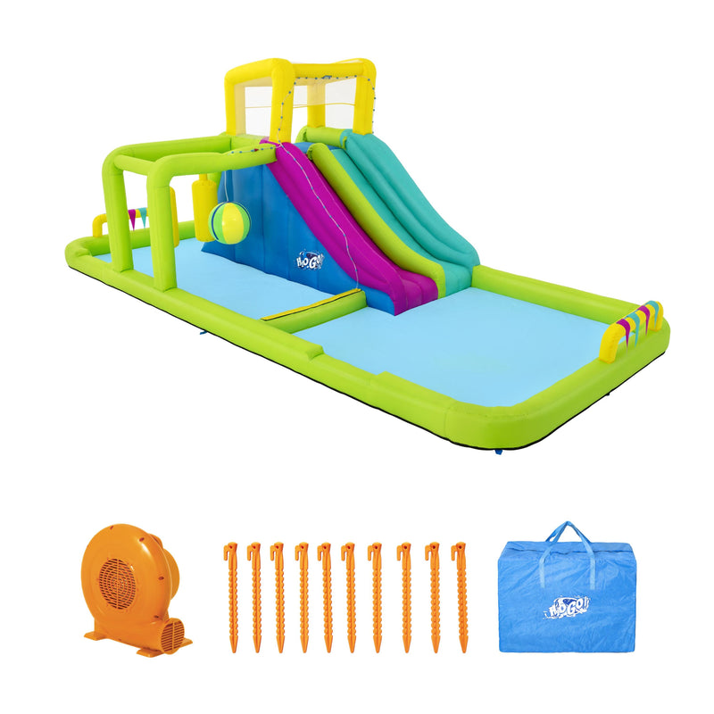 Inflatable Kids Castle Playground H2OGO Water Splash Course Pool