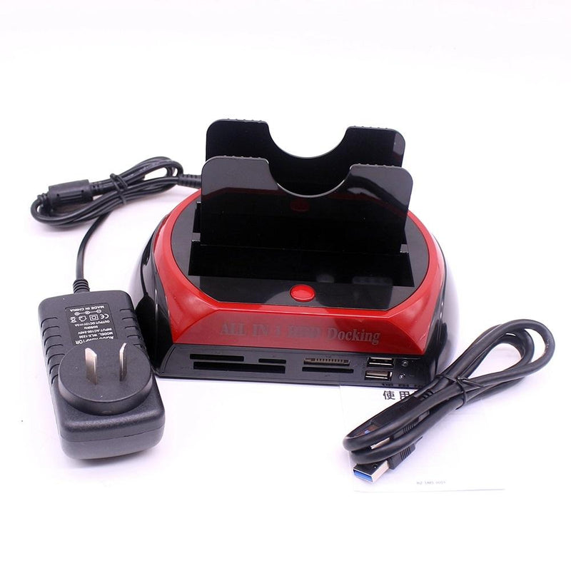 Bostin Life All In 1 Dual 2.5 Inch/3.5 Inch Sata/ide Hdd Dock Station With Card Reader & Hub Sunsky