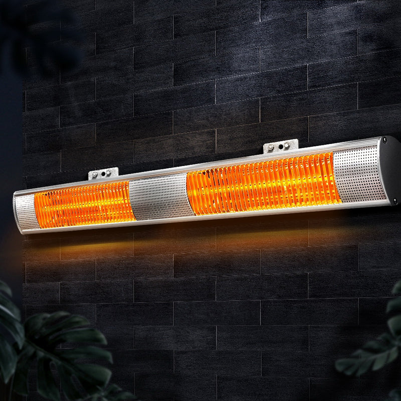 Electric 3000W Halogen Infrared Indoor Outdoor Radiant Strip Heater