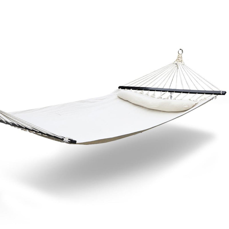 Bostin Life Gardeon Swing Double Hammock Bed Cream Dropshipzone