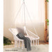 Bostin Life Gardeon Camping Hammock Chair Outdoor Hanging Rope Portable Swing Hammocks Cream