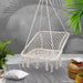 Bostin Life Gardeon Camping Hammock Chair Outdoor Hanging Rope Portable Swing Hammocks Cream