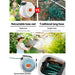Greenfingers Retractable Hose Reel 20M Garden Water Brass Spray Gun Auto Rewind Home & > Tools