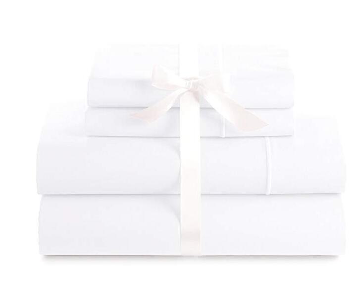 Linen 3000TC Cotton Rich Sheet Set - Queen Size White