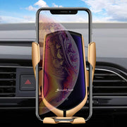 Bostin Life Infrared Sensor Wireless Car Charger For Qi Devices And Phone Holder Air Vent Clip Type