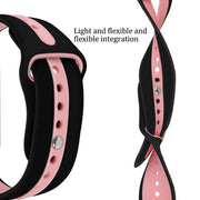 Bostin Life Apple Watch Strap Porous Two-Colour Silicone Wefullfill