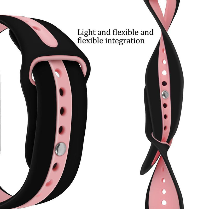 Bostin Life Apple Watch Strap Porous Two-Colour Silicone Wefullfill