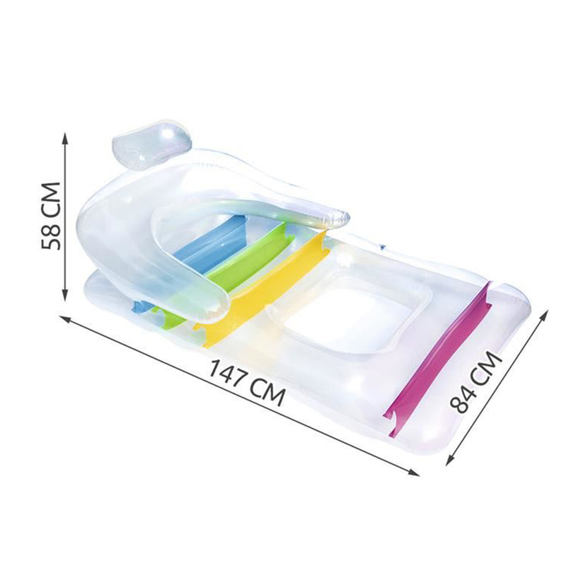 Inflatable Swimming Pool Float Lounge Bed