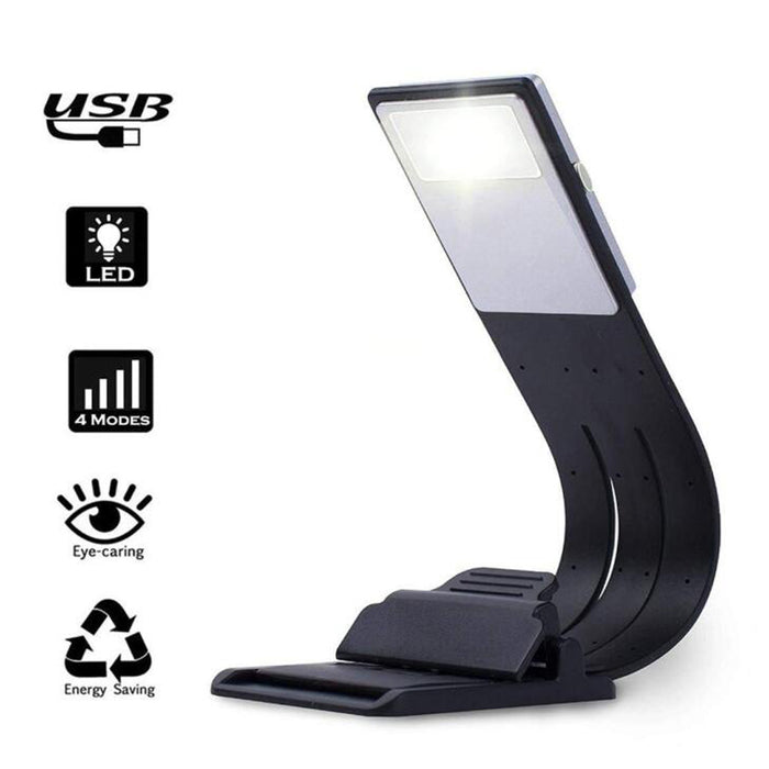 USB Rechargeable Portable LED Reading Booklight with Clip