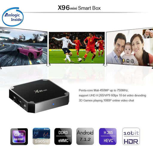 Bostin Life X96 2Gb Ram Amlogic Powered Mini Ultra Hd Android 4K Smart Tv Set Top Streaming Box