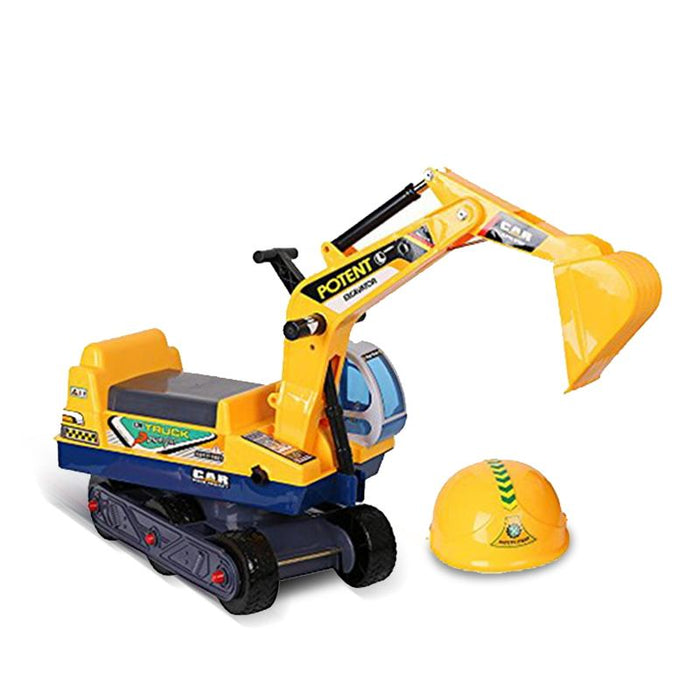 Bostin Life Kids Ride On Excavator - Yellow Dropshipzone