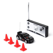 Bostin Life Mini Rc Car In A Can Radio Remote Control Micro Racing (Black) Sunsky