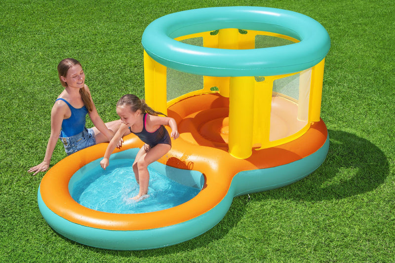 Inflatable 2 in 1 Play Kids Bouncer Jumping Castle Pool