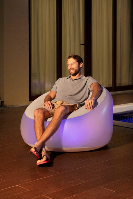 Inflatable Outdoor LED Light Sofa Lounge Chair