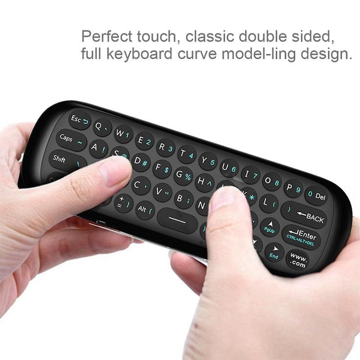 Bostin Life W1 2.4G Fly Air Mouse Wireless Remote Control Qwerty Keyboard With Mini Usb Receiver