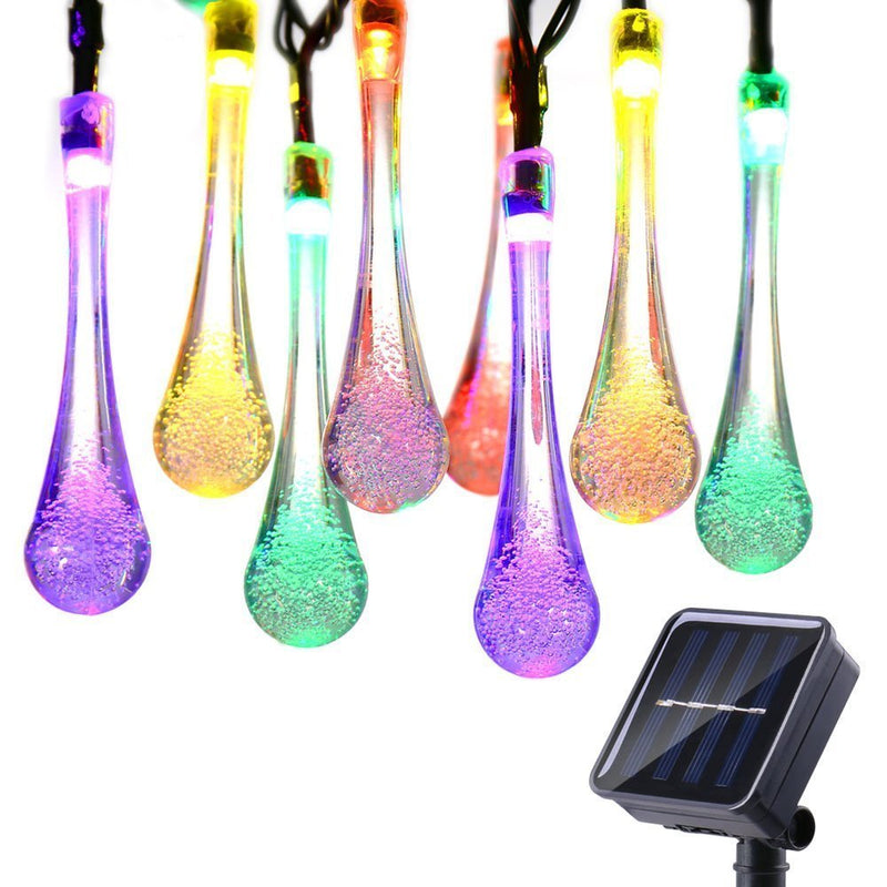 Solar Powered Outdoor Fairy LED Droplights Garden Decor