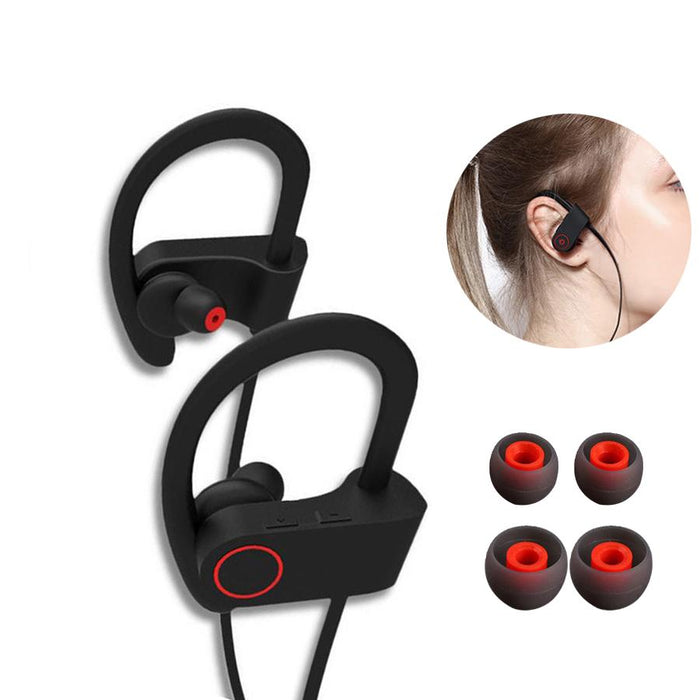 Bostin Life U8 Bluetooth Wireless Sports In Ear Hook Waterproof Microphone Earphone Headset