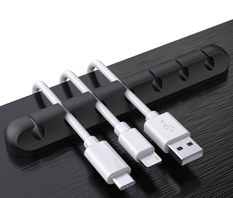 Bostin Life Usb Wires Cable Winder Silicone Holder And Organizer Desktop Tidy Management Clips 7