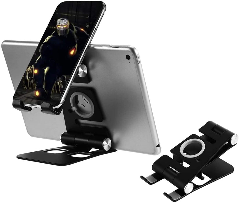 Foldable Portable 3-in-1 Tablet and Phone Holder for Table and Desktop