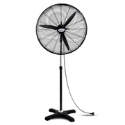 Bostin Life Devanti Industrial Pedestal Fan Floor Fans Black Dropshipzone
